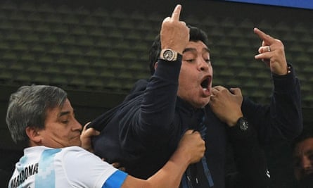 Diego Maradona: a quiet World Cup.