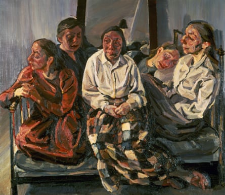 Family Group, a painting by Celia Paul, 1984-86