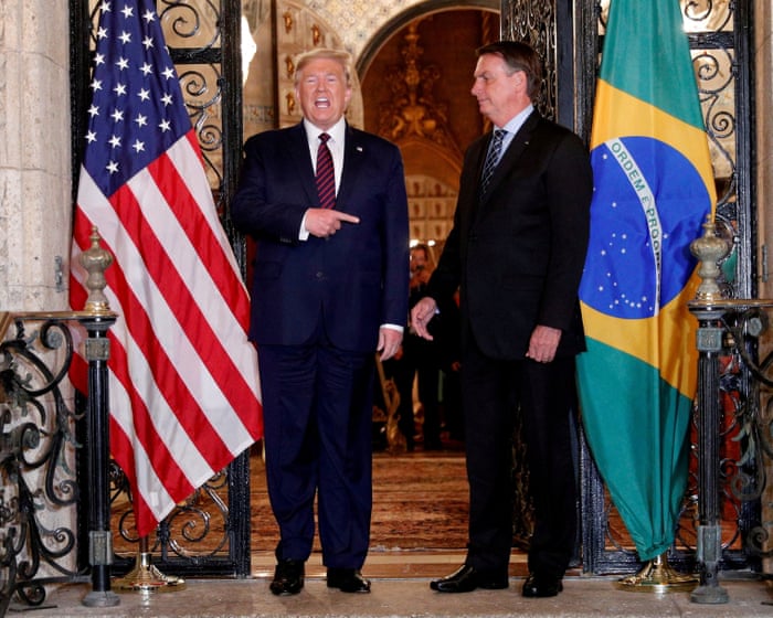 ‘Classic tinpot dictator’: Trump exports his assault on democracy to Brazil