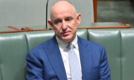 Stuart Robert during question time in the House of Representatives
