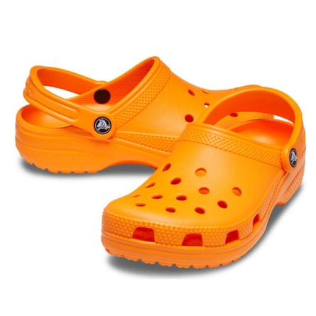 Tamanco clássico adulto unissex Crocs em laranja