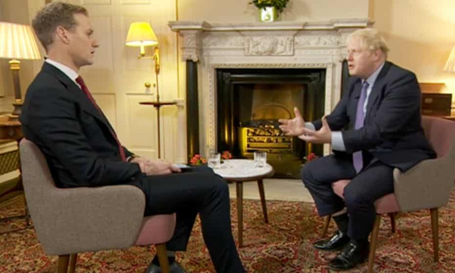 Boris Johnson on the BBC Breakfast programme this Tuesday.
