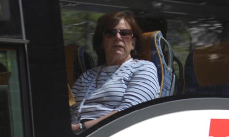 Jessica T Mathews travels on a coach at the Bilderberg summit. She is on the steering committee of the summit and also on the advisory council of Transparency International USA.