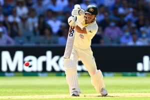Warner takes things slow early on day one.