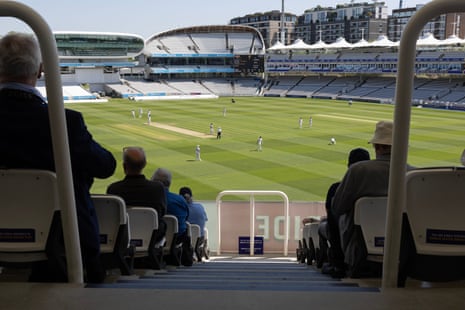 A view from the Warner Stand during Middlesex v Durham
