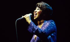 Aretha Franklin Live In London<br>American soul singer Aretha Franklin (1942-2018) performs live on stage at the New Victoria Theatre in London in 1980. (Photo by David Redfern/Redferns)