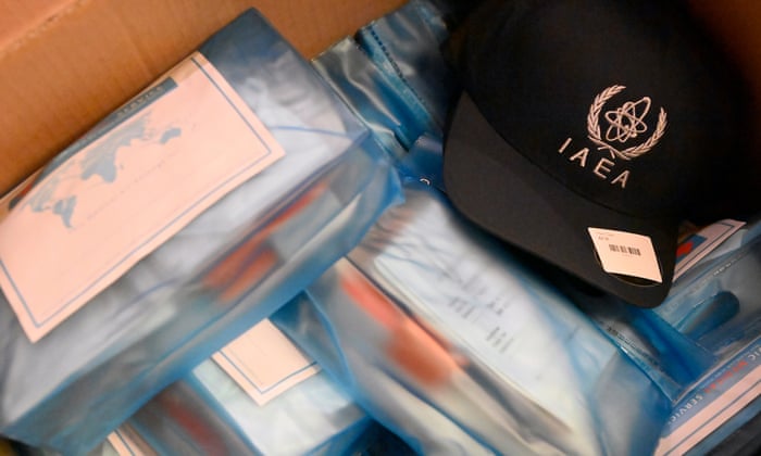 Russia-Ukraine war live: Ukrainian troops begin counter-offensive in south, says military command | Ukraine 3 A photo made available by the International Atomic Energy Agency (IAEA) shows medical supplies in a box as preparations are made for their flight to Ukraine.