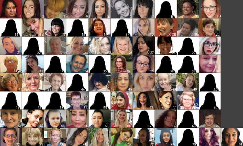 The 81 women, named below.
