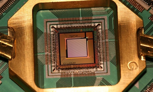 A quantum processor in a D-Wave computer
