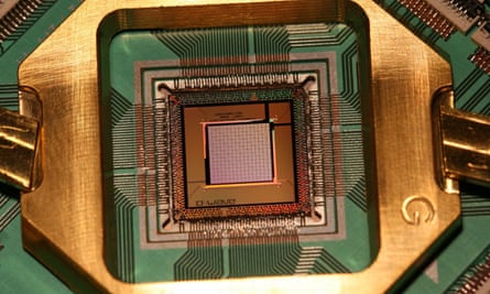 A D-Wave quantum processor.