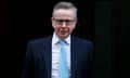 Michael Gove, who was termed a ‘Westminster suicide bomber’ by Rachel Johnson.