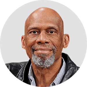 Kareem Abdul-Jabar. Circular panelist byline.DO NOT USE FOR ANY OTHER PURPOSE!