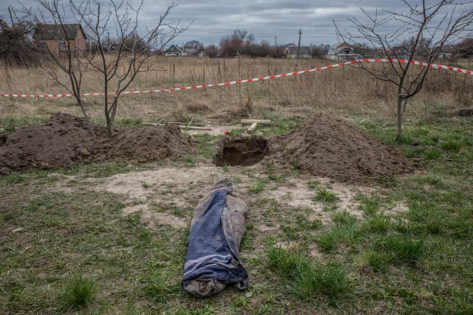 In Borodyanka, close to the local hospital, investigators found the body of a 14-year-old girl along with that of her father and another man. According to witnesses, the girl and her father were trying to escape from the village by car but the Russians had been ordered to shoot any vehicle trying to leave the town. The bullets penetrated the car, left a few tens of metres from the mass grave where their bodies were found. The father died instantly. The girl, according to witnesses, passed away a few hours later.