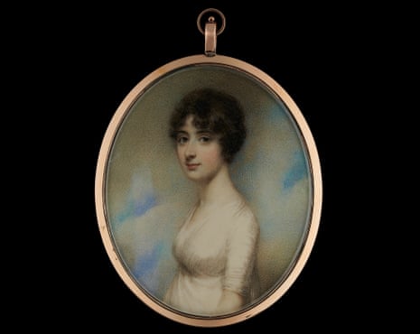 A watercolour miniature portrait of Mary Pearson painted by William Wood, unearthed by Jane Austen’s House.