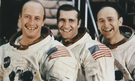 Alan Bean, right, with Pete Conrad, left, and Richard Gordon in 1969.