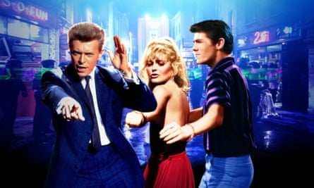 David Bowie, Patsy Kensit and Eddie O’Connell in Absolute Beginners.