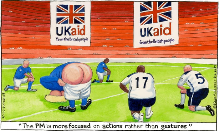 Steve Bell On The England Men S Football Team Taking The Knee Cartoon Opinion The Guardian Steve Bell On The England Men S Football Team Taking The Knee Cartoon Opinion The Guardian