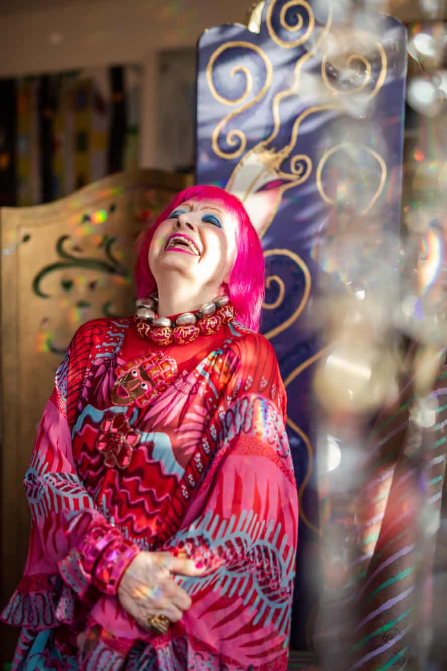 Rhodes in her London home and studio.