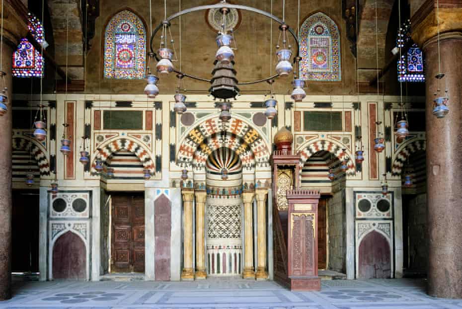 The 14th-century Mosque-Madrassa of Sultan Barquq
