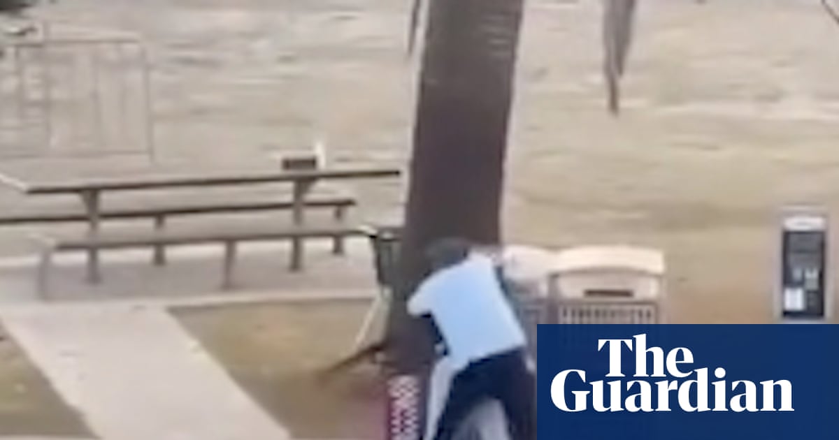 Bystander tackles and wrestles gun from alleged gunman during Bondi beach mass shooting