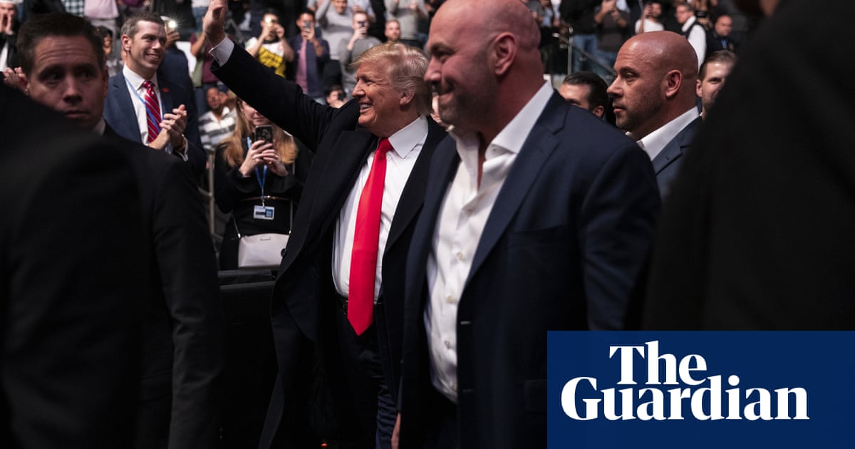Donald Trump may have been booed in New York but UFC is his friend