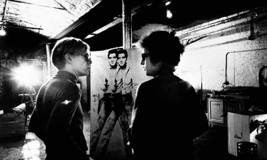 Andy Warhol and Bob Dylan.