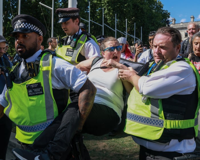 Police arrest hundreds at Palestine Action protest in London