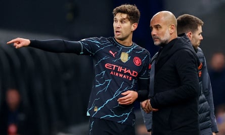 Without John Stones, Manchester City like a solidifying presence in the middle of the pitch.