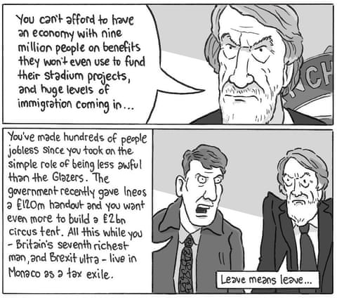 David Squires on Jim Ratcliffe, panel 4