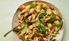 Meera Sodha’s recipe for pasta salad with almonds, tomatoes and basil | The new vegan