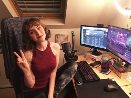 Making people laugh … game developer and Twitch streamer Nina Freeman.