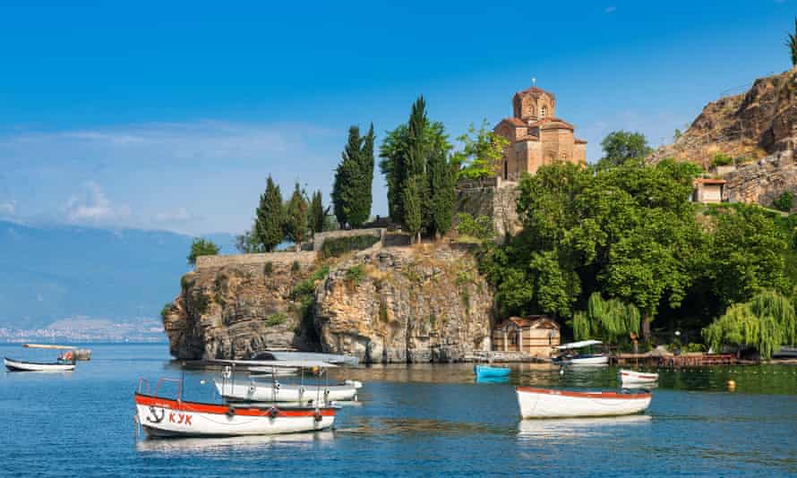 Lake Ohrid, the Church of St John of Kaneo
