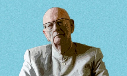 The science fiction author Arthur C Clarke.