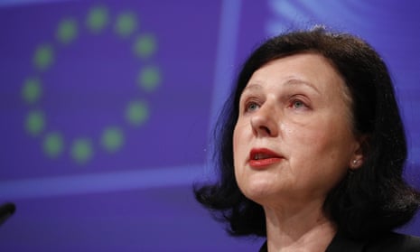 European Commission vice-president Věra Jourová