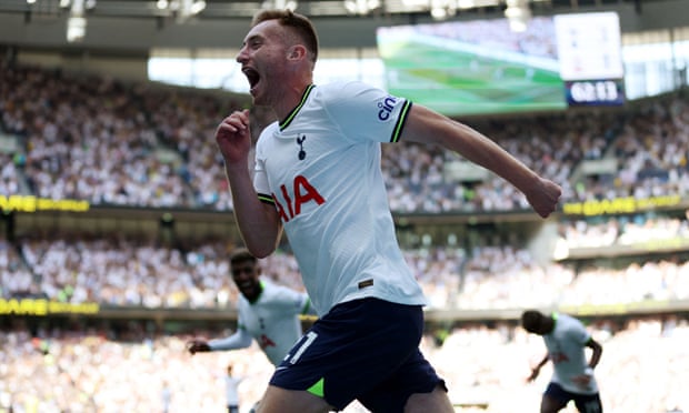 Dejan Kulusevski showed his happiness after scoring a superb display with a goal.