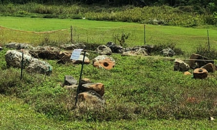 Artifacts removed from historic sites at Finegayan in Dededo in northern Guam
