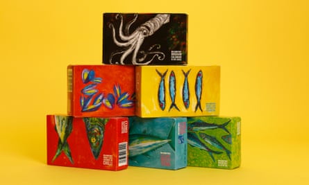 Canned rock seafood