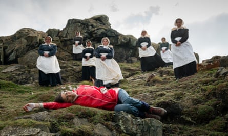 Zakonnice na zboczu wzgórza