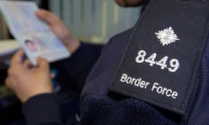 Border Force guard