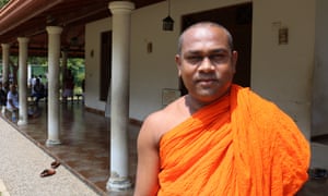 Bergama Gnana Thilaka, the chief priest at a Buddhist temple in Hambantota
