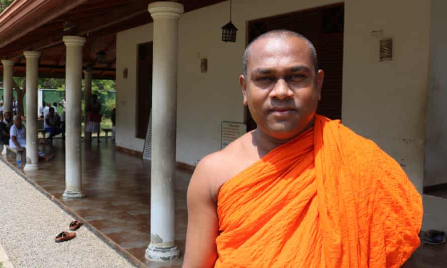Bergama Gnana Thilaka, the chief priest at a Buddhist temple in Hambantota