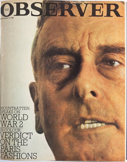 The first Observer magazine cover, 6 September 1964.