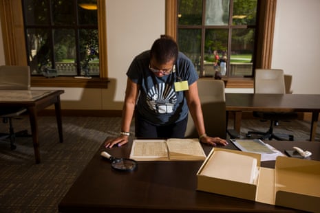 Lenora Gobert scours 19th-century archives at Louisiana State University to put faces and names to gravesites where Formosa wants to build.