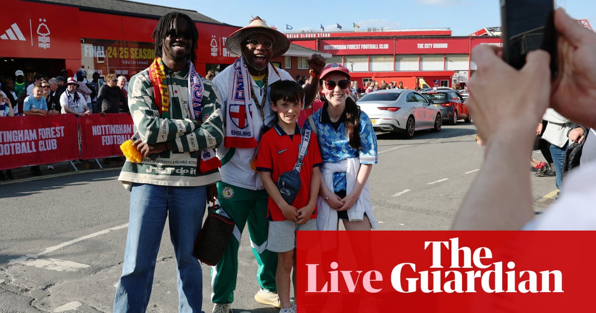 England v Senegal: men's international football friendly live