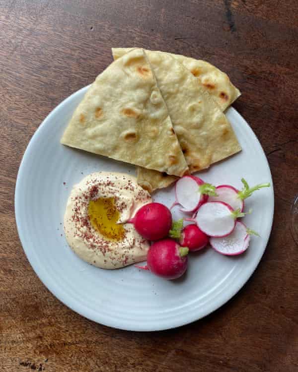 “Allowed to be his spicy and salty self”: whipped cod roe.