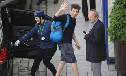 Sam Altman, president of Y Combinator, a Silicon Valley accelerator that has helped to launch hundreds of technology start-ups, attends a conference in Dresden, Germany in 2016.