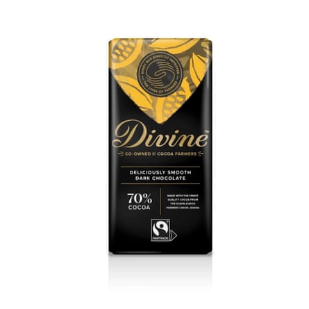 Divine 70% cocoa dark chocolate