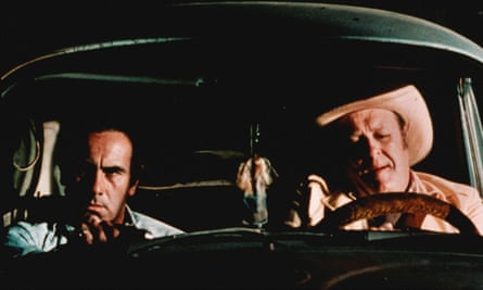 Always to be taken seriously … right, in Blood Simple with Dan Hedaya, left.