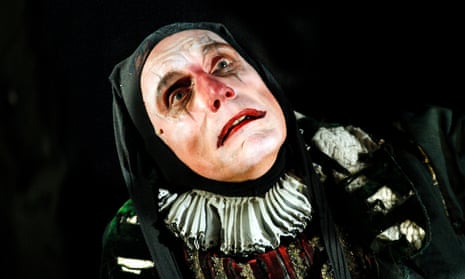 ‘A slithering torturer clown’: Julian Bleach in The Grinning Man.