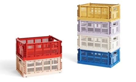 Hay storage crates